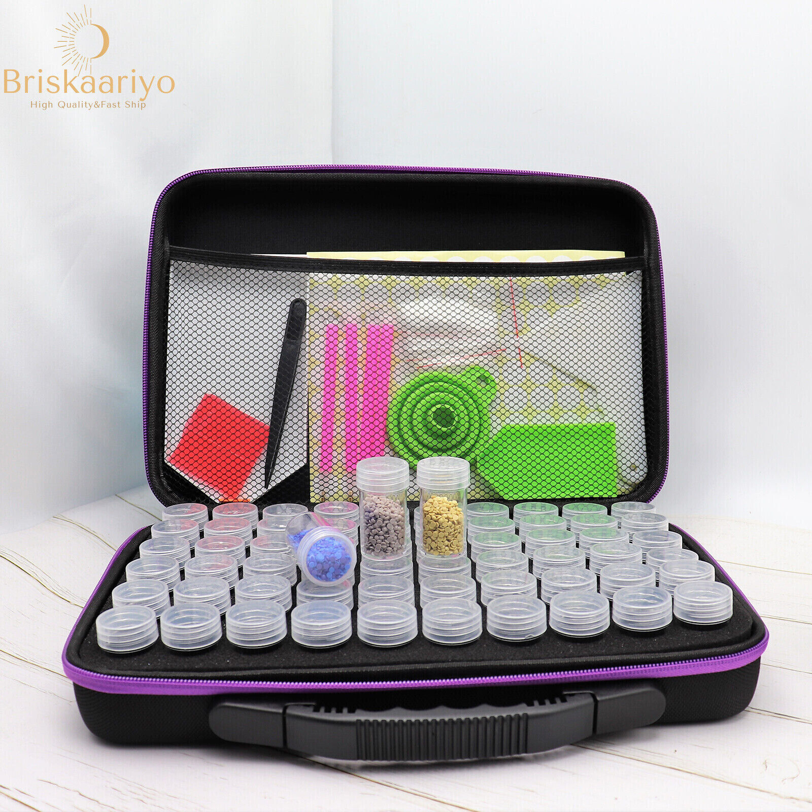 60 Diamond Painting Storage Boxes Bead Organiser Tray Art Beads Embroidery Case