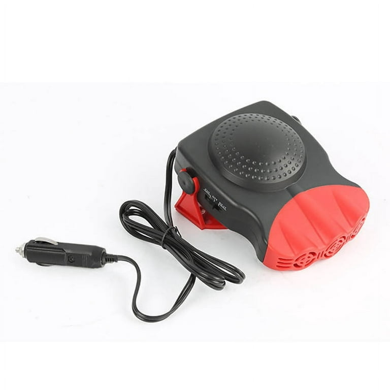 Portable Windshield Car Heater, 12V Mini Car Defroster Defogger, 2 in 1 30S  Fast Heating/Cooling Mini Auto Car Heater with Suction Holder and