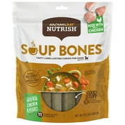 Rachael Ray Nutrish Soup Bones With Real Chicken & Veggies, 11 Dog Chews