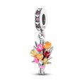 thumbnail image 1 of Cuentas de abalorios de plata de ley 925 para mujer, colgante de flor de niña cortada, compatible con pulsera Pandora Original, collar, joyería para mujer Dengxun unisex, 1 of 2