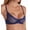 Navy, variant on Women's Timpa 16449 Alice Lace Underwire Demi Bra (Beige 34A)