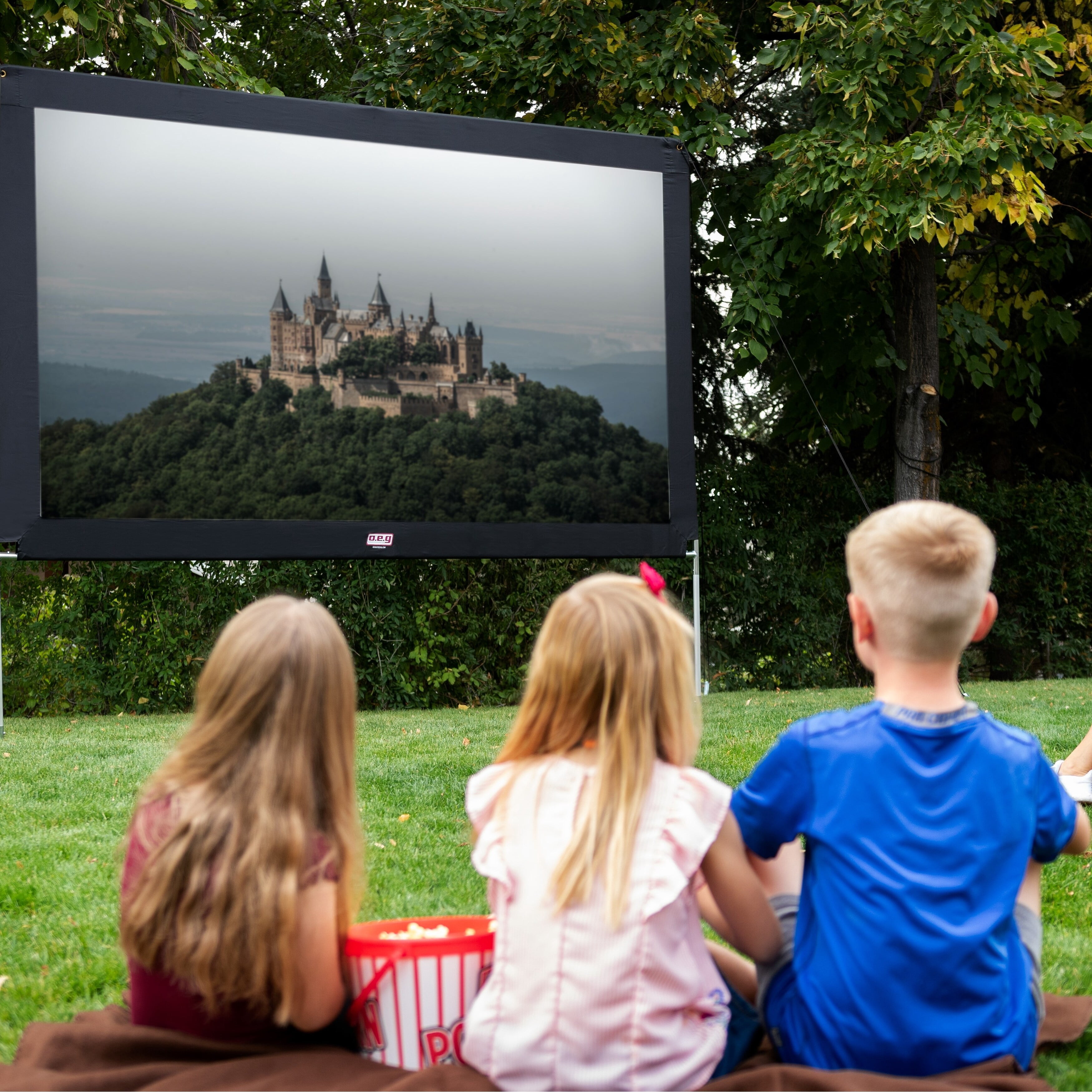 O.E.G. 120" Aluminum Outdoor Projector Screen - 120" - OS120A