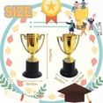 thumbnail image 5 of 24 Pack Mini Trophy for Kids Awards,Plastic Gold Award Trophy Cups,For Party Favors,Rewards,Sports,C, 5 of 5