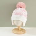 thumbnail image 6 of Suntak Toddler Beanies for Girls Warm Cute Pattern Winter Hat with Pom Pom 2-6 Years, 6 of 6