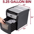 thumbnail image 5 of GBC AutoFeed+ Home Shredder, 60X, Super Cross-Cut, 60 Sheets, 5 of 5