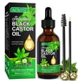thumbnail image 2 of Aliver Black Castor Oil for Hair Care ,100% Pure & Natural,Dry Scalp Hydration -Nourishment Essential Oil, 2 of 9