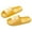 Yellow, variant on Lovskoo 2024 Women Men Open Toe Slippers Home Couple Shoes Indoor Outside Soft Soled Non-Slip Bedroom Shower Slippers Black