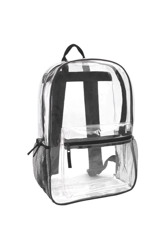 PVC Clear Stadium Daypack - Heavy Duty Waterproof Stadium Approved Unisex Backpack