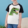thumbnail image 3 of RXIRUCGD 2025 Vêtements d'Été pour Enfants Tout-Petits Garçons Filles Mode Mignon Col Rond Imprimé Manches Courtes Haut, 3 of 7