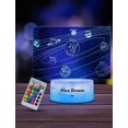 thumbnail image 1 of Liangnv Luz Nocturna Del Sistema Solar Para Niños, Lámpara Nocturna Con Ilusión Del Universo 3D, 16 Colores Que Cambian Con Control Remoto, Decoración De La Habitación, Regalos Para Niños Niño, 1 of 5