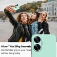 thumbnail image 2 of Compatible with Realme C55 Case for Women Men, Ultra Slim Realme C55 Phone Case Silicone Liquid Soft Shockproof Anti-Scratch Protective Cases (Light Cyan), 2 of 14