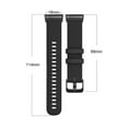 thumbnail image 4 of YJD Replacement Silicone Band Fit For Fitbit Band Charge 3 4 5 Small Plaid Lightweight Quick Release Sport Watch Band Accessories Correa, 4 of 4