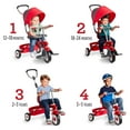 thumbnail image 3 of Radio Flyer Folding Children's Tricycle, Carbon Steel Red, 49 lbs, 3 of 21