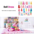 thumbnail image 2 of Ropa de fiesta para muñecas, zapatos, accesorios para vestir muñecas, juguetes familiares aleatorios (40 uds.) Hugtrwg libre de BPA, 2 of 9