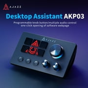 AJAZZ AKP03 Desktop Assistant Console Panel Controller Stock Trading Live Tune Programmable Shortcut Keys White