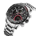 thumbnail image 3 of Reloj NAVIFORCE Resistente al Agua Plateado y Negro Modelo NF9182, 3 of 4