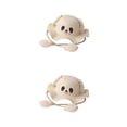 thumbnail image 2 of Minnieouse Ajuste para niños Cómodo sombrero para el sol con orejas movibles Sombreros de paja de conejo para niños Sombrero de playa beige beige (52-54cm) 2Conjunto, 2 of 6
