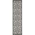 thumbnail image 1 of homeroots home decor 385010 2’ x 6’ Gray and Charcoal Indoor Outdoor Runner Rug, 1 of 1