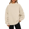 thumbnail image 4 of European And American Women'S Long Sleeve High Neck Pullover Sports Sweatshirt Cozy  Top, 4 of 8