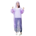thumbnail image 4 of 1/5/10/20/50/80/100 Pack Rain Ponchos, Disposable Emergency Ponchos Bulk Unisex Waterproof Raincoat for Adults with Hood, 4 of 7