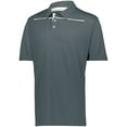 thumbnail image 3 of Holloway Sportswear 4XL Defer Polo Graphite/White 222561, 3 of 5