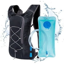 Hydration Backpack for Running Hiking Biking Climbing,Lightweight Water Backpack with 2L(70-Ounce)  Water Bladder Bag for Men Women