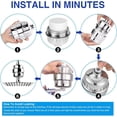 thumbnail image 4 of AMORIX 15 Stage Shower Filter Replacement Cartridge Chlorine Reducing Shower Water Head Filter, 4 of 5