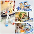 thumbnail image 3 of Kit de casa en miniatura RHZN Mini Beach House para adultos con LED, 3 of 5
