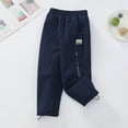 thumbnail image 4 of Hienoo Girls Performance Snow Pants Lined Zip Pocket Pants Elastic Waist Trousers, 4 of 6