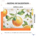 thumbnail image 6 of Yayeee Doormat for Indoor Entrance 32" x 20" Non Slippery Floor Rug, Floral Watercolor Oranges, 6 of 8