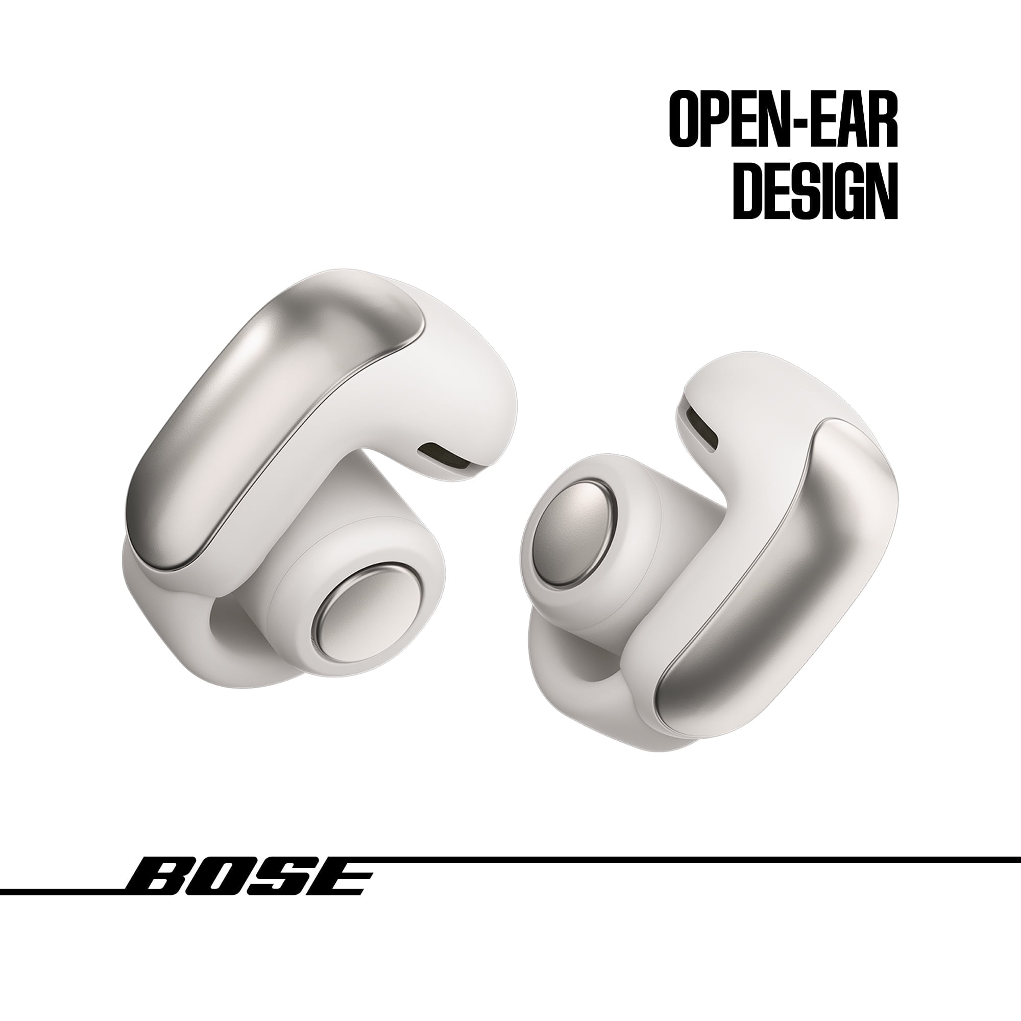 Bose, Ultra Open Ear Headphones, White Smoke, Wireless Bluetooth