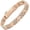 Rose gold, variant on 2 pack Pure Copper Bracelets for Women,Ultra Magnetic Bracelets for Women with 3500 Gauss Magnets,Crystal Valentine's Day Jewelry Gift, Sizing Tool-USA