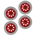 thumbnail image 3 of KAKOWELY Roues de Chariot d'Achats 4 Pcs Roulettes de Chariot à Bagages Roulettes de Chariot d'Achats Roulettes de Chariot Remplacement 6.3"X6.3"X1.18 Pouces, 3 of 5