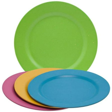 Plastic Plates Microwave Safe Bestmicrowave Bentley Extremeware Plastic Dishes Side Plate 167958 Tex Sport Bamboo 10 Set 4 Piece Colors