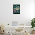 thumbnail image 2 of Stupell Industries Astronaut with Overhead UFO Fantasy & Sci-Fi Painting Gray Floater Framed Canvas Art Print Wall Art, 17 x 25, 2 of 9