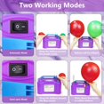 thumbnail image 3 of Electric Balloon Pump Portable Balloon Pump Electric Air Balloon Pump Electric Balloon Inflator, Balloon Decorations for Birthday Parties, Weddings, Festivals and Party（Purple）, 3 of 7