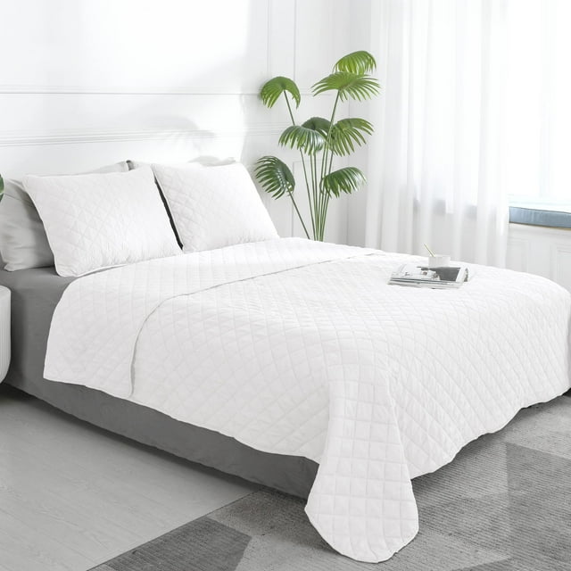 Juego de Edredón Reversible Easy-Going para Cama Full/Queen 234x224cm Blanco