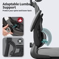 thumbnail image 4 of Silla de oficina ergonómica TRALT de malla, respaldo alto, 150 kg, 4 of 8