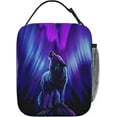 thumbnail image 6 of Wolf Lunch Box Insulated Thermal Reusable Lunch Bag Cooler Totes For Men Work Office Picnic Hiking, 6 of 10