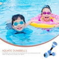 thumbnail image 6 of 100Fens 1 Pair Eva Water Foam Floating Dumbbell Aquatic Exercise Dumbells Swimming Pool Water Barbells Hand Bar For Water Yoga Fitness, 6 of 6