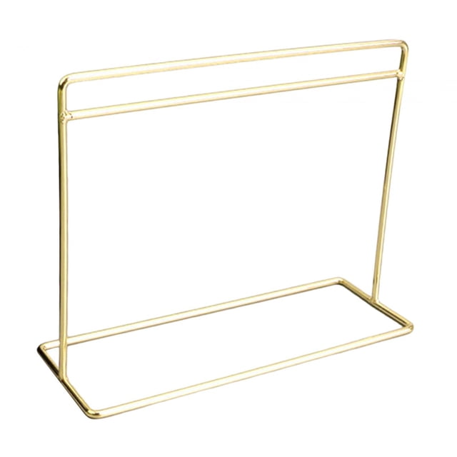 Perchero para ropa de casa de muñecas, decoración para casa de muñecas, accesorios de escena DIY, perchero para ropa de sala de estar, perchero para Dorado