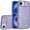 Purple, variant on For iPhone 17 Air Beautiful Diamond Metallic Design Metal Chrome Edged Hybrid - Red