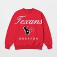 thumbnail image 5 of Women's Gameday Couture Red Houston Texans Legacy Club Premium Fleece Drop Shoulder Oversized Sweatshirt, 5 of 5