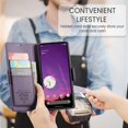 thumbnail image 5 of CaseMe Leather For Google Pixel 9 Pro XL Wallet Case with RFID Blocking, For Google Pixel 9 Pro XL Case Wallet for Women Men Card Holder Magnetic Clasp Kickstand Folio Case,Purple, 5 of 10