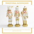 thumbnail image 5 of Raindrops Golden Nutcracker Decor Home Decor Christmas 3Pcs 4.91X1.38X1.38in, 5 of 8