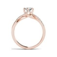 thumbnail image 3 of 1/2 Carat T.W. Diamond 10kt Rose Gold Engagement Ring, 3 of 5