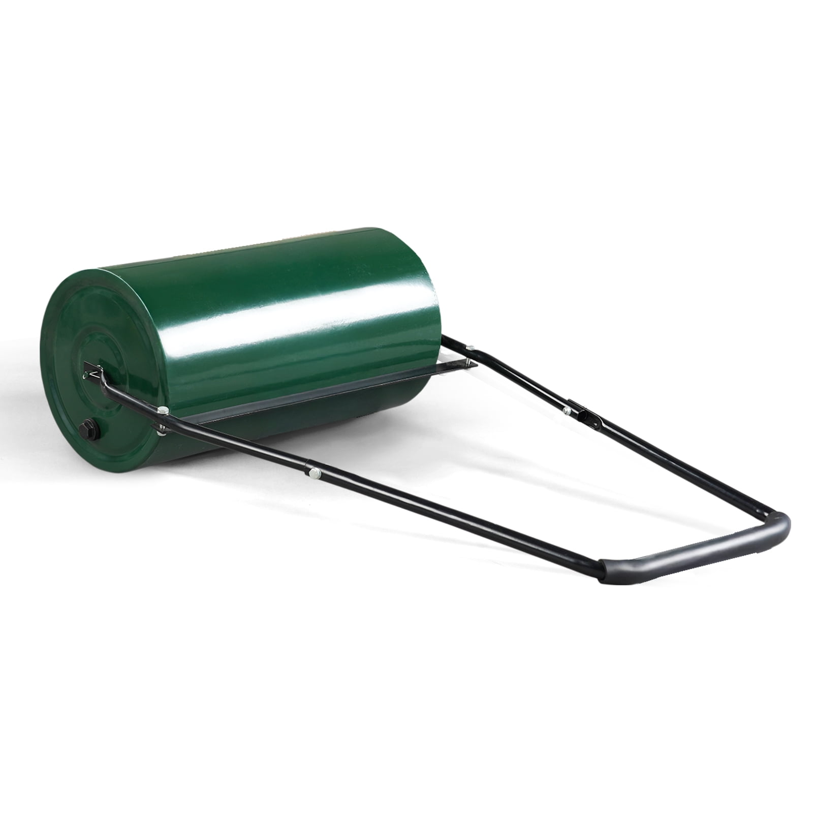 DECMAY 18" Manual Lawn Aerator with Fillable Drum and Double Spikes, Heavy-Duty Rolling Yard Tool