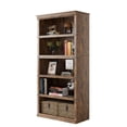 thumbnail image 1 of Bookcase, Farmhouse Book Shelf with Storage Open Display Bookshelves,Wooden Shelf Bookcase Home Decor Furniture,for Home Office, Living Room, Bed Room, 1 of 7
