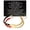 Black & Red, variant on 2pcs Infinity Couple Bracelets for Him Her, Lucky Braided Rope Cuban Chain Bracelet Set with Love Wallet Cards, Couple Besties Matching Jewelry Gift for Love Friends Siblings Family