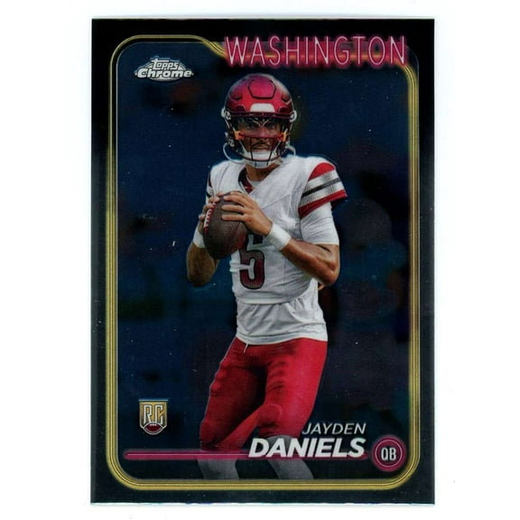 NFL 2024 Topps Chrome Football Base Jayden Daniels #201 (Rookie)